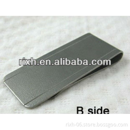Titanium Money Clip,antique bill clip for men,titanium casting part,titanium product
